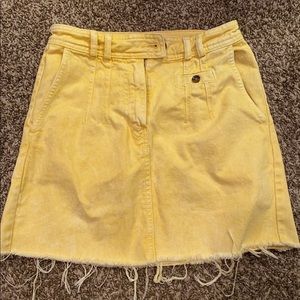 Yellow urban outfitters skirt!
